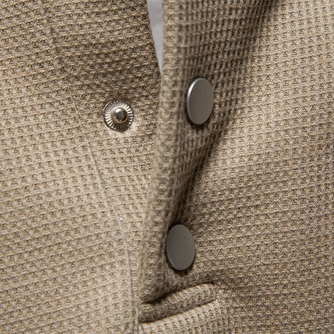 Waffle Henley Sweatshirt