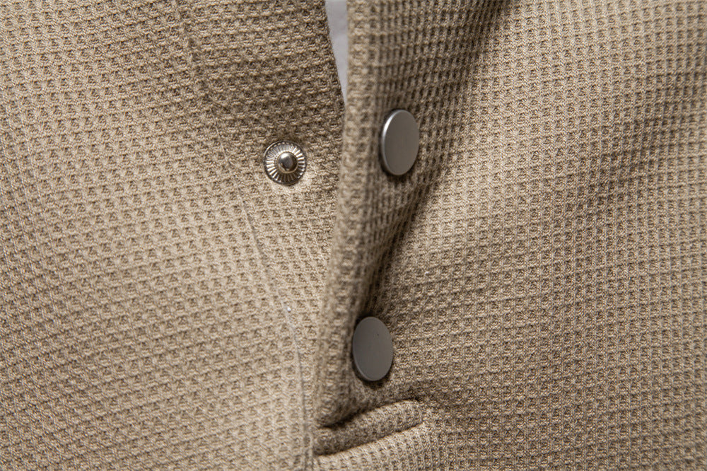 Waffle Henley Sweatshirt