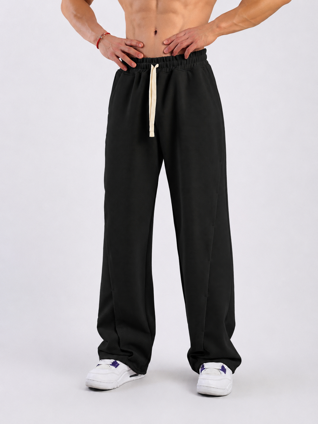 Wide-Leg Sweatpants