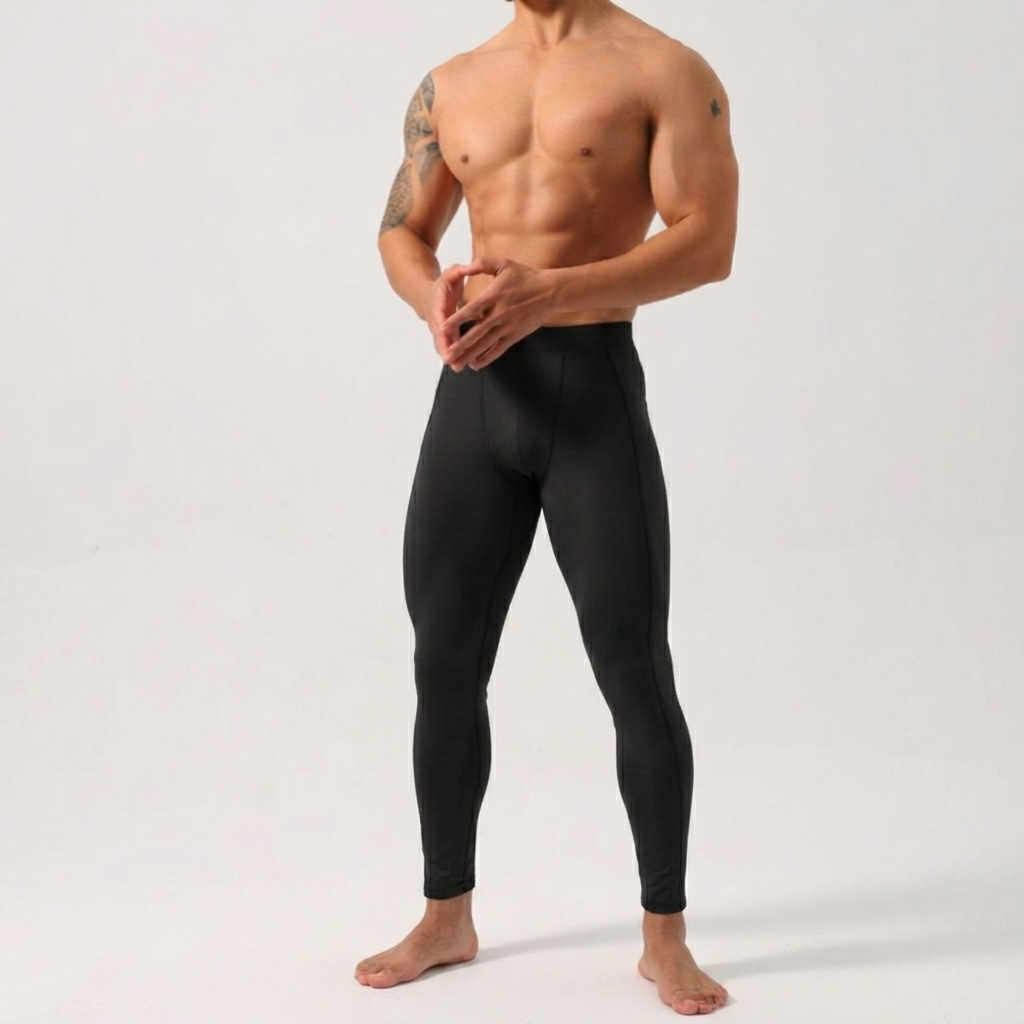 Men’s Lion Print Compression Tights