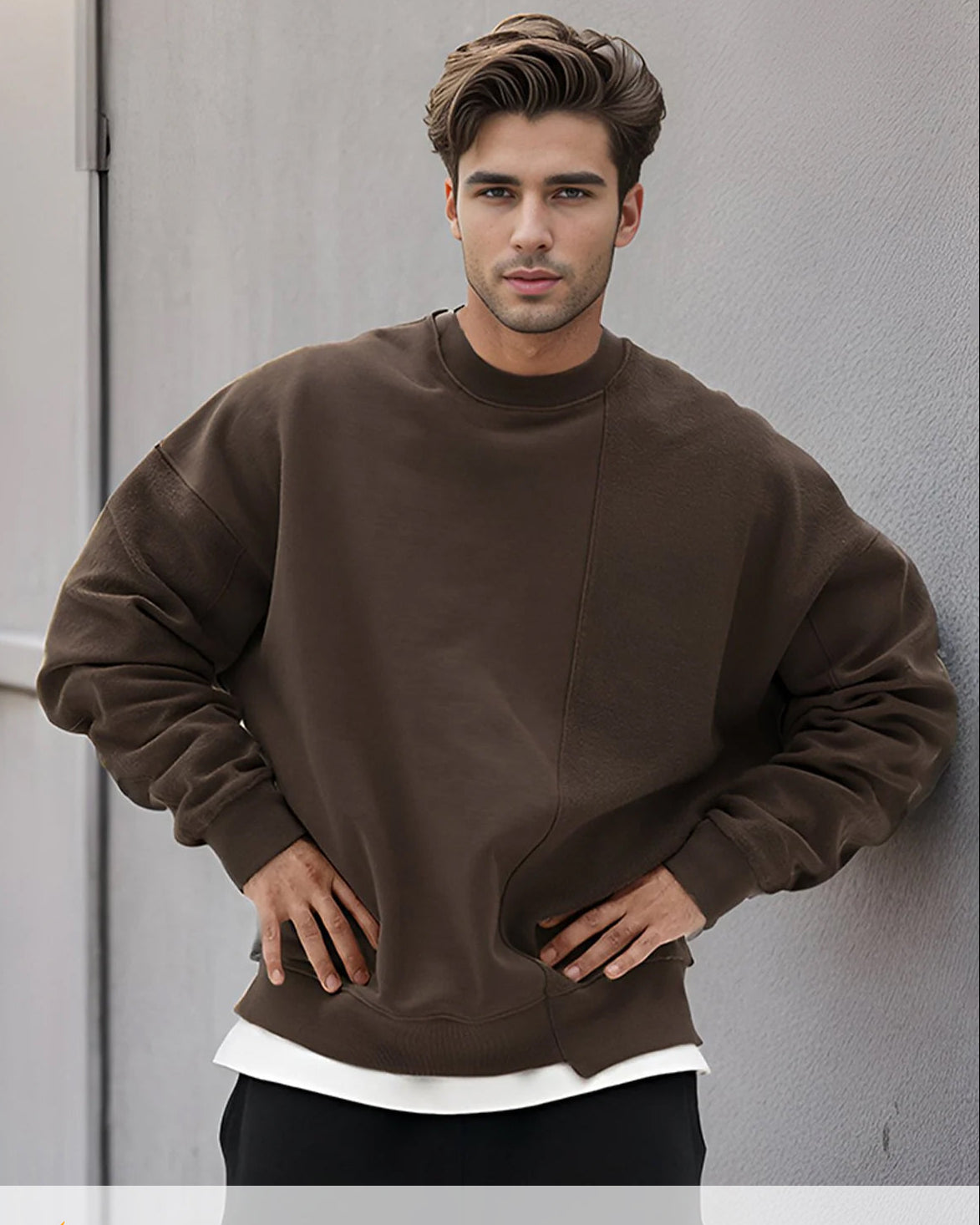 Patchwork Crew Sweatshirt