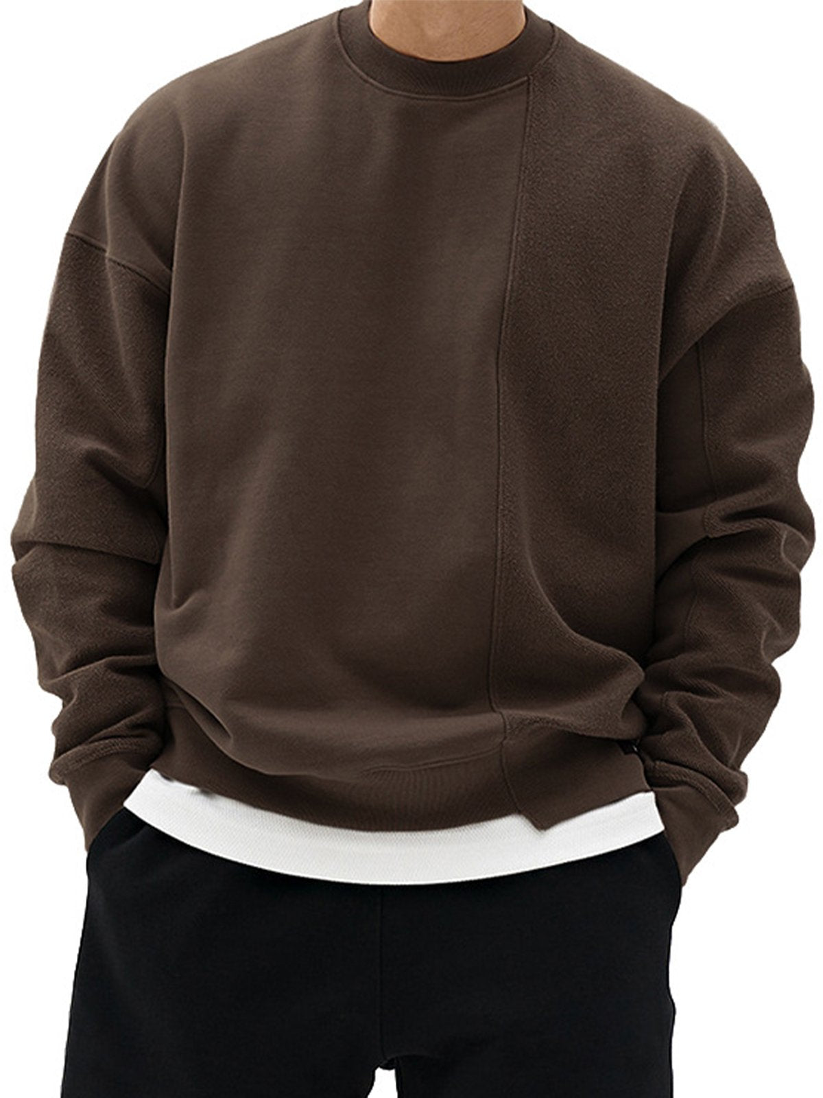 Patchwork Crew Sweatshirt