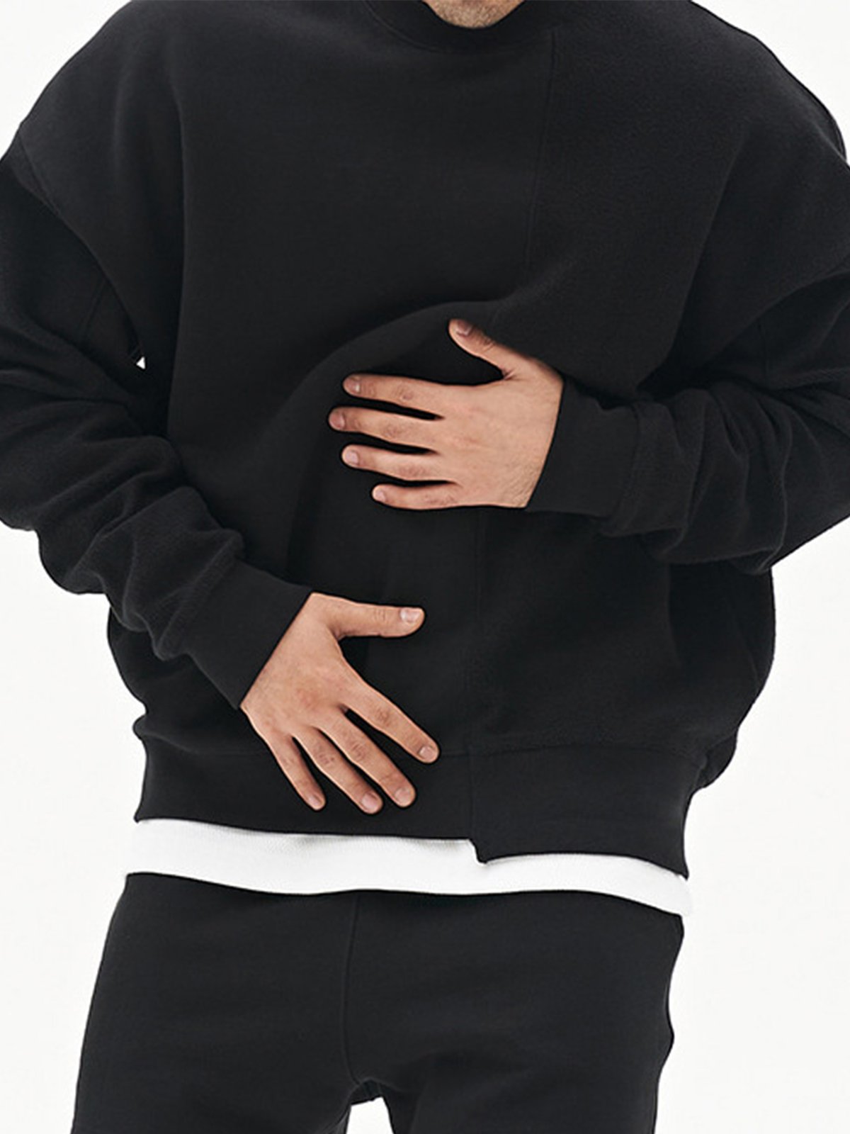 Patchwork Crew Sweatshirt