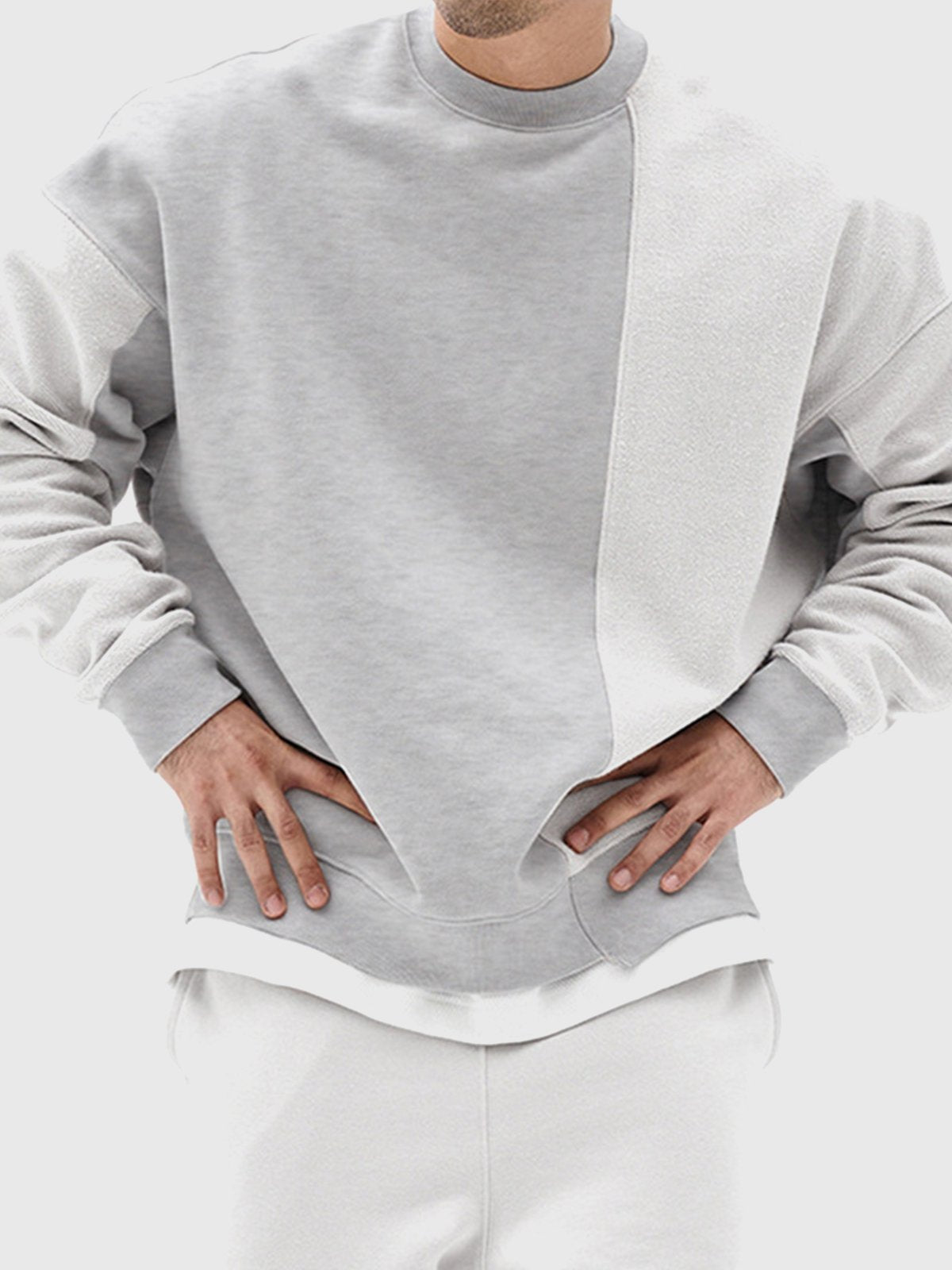 Patchwork Crew Sweatshirt