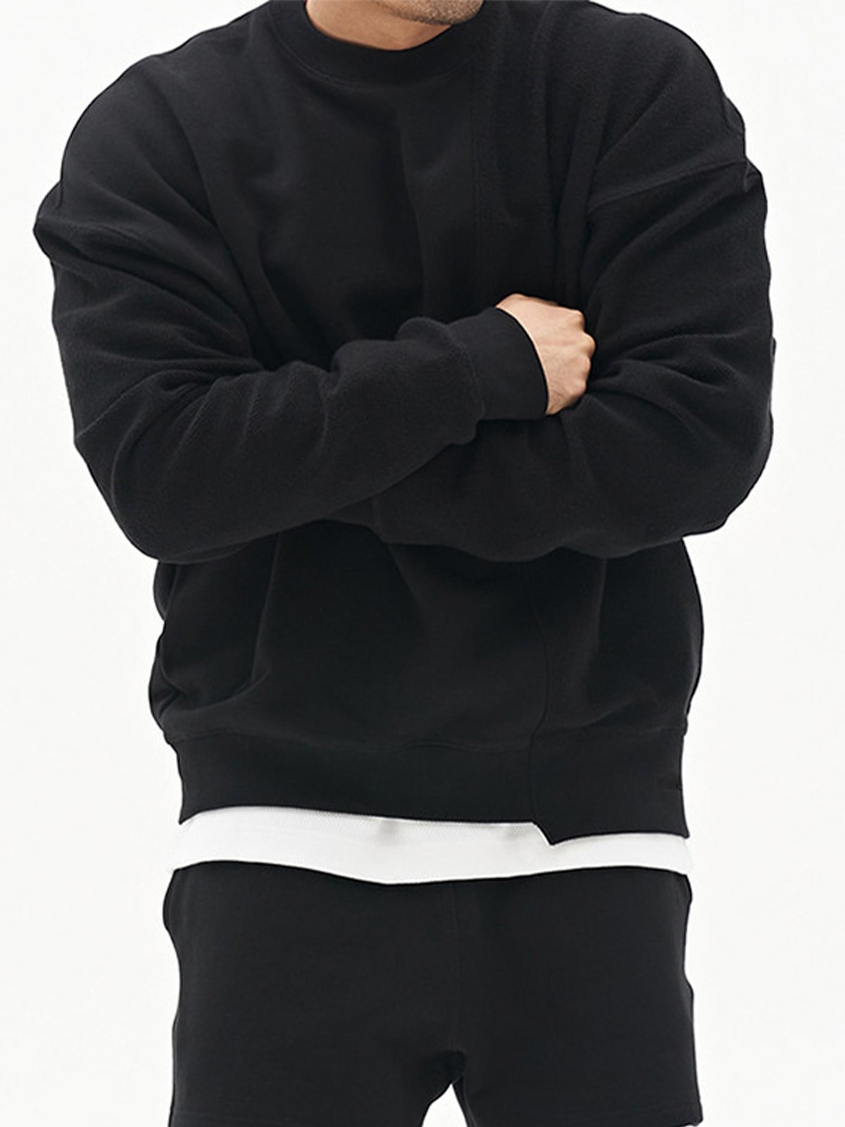 Patchwork Crew Sweatshirt