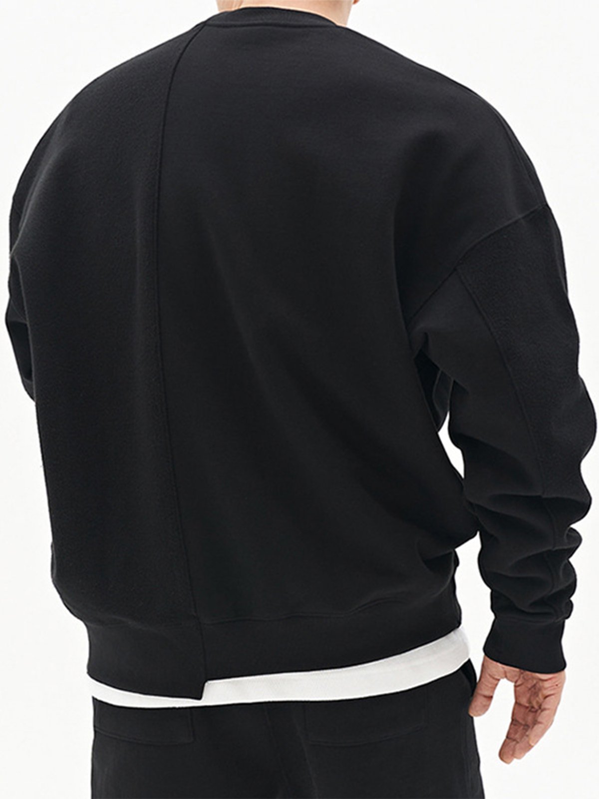 Patchwork Crew Sweatshirt