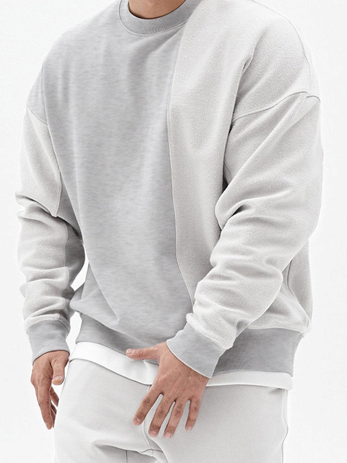 Patchwork Crew Sweatshirt