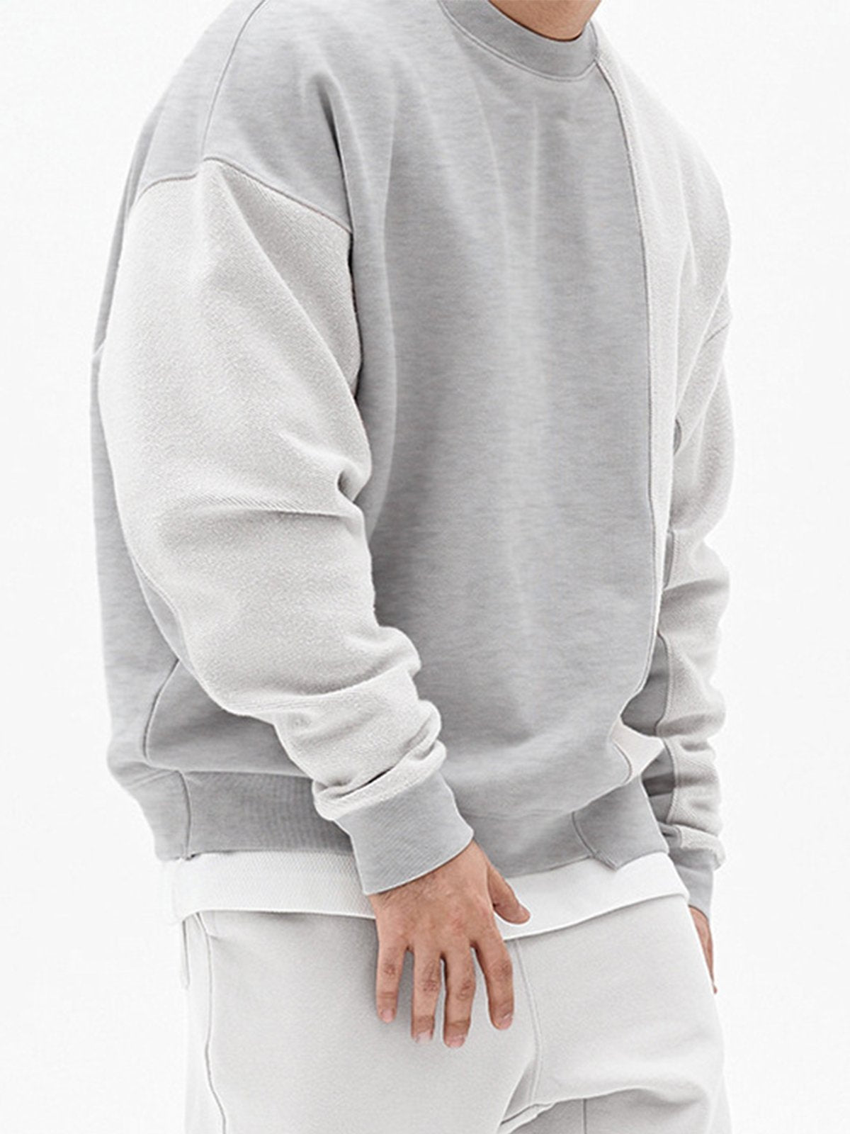 Patchwork Crew Sweatshirt